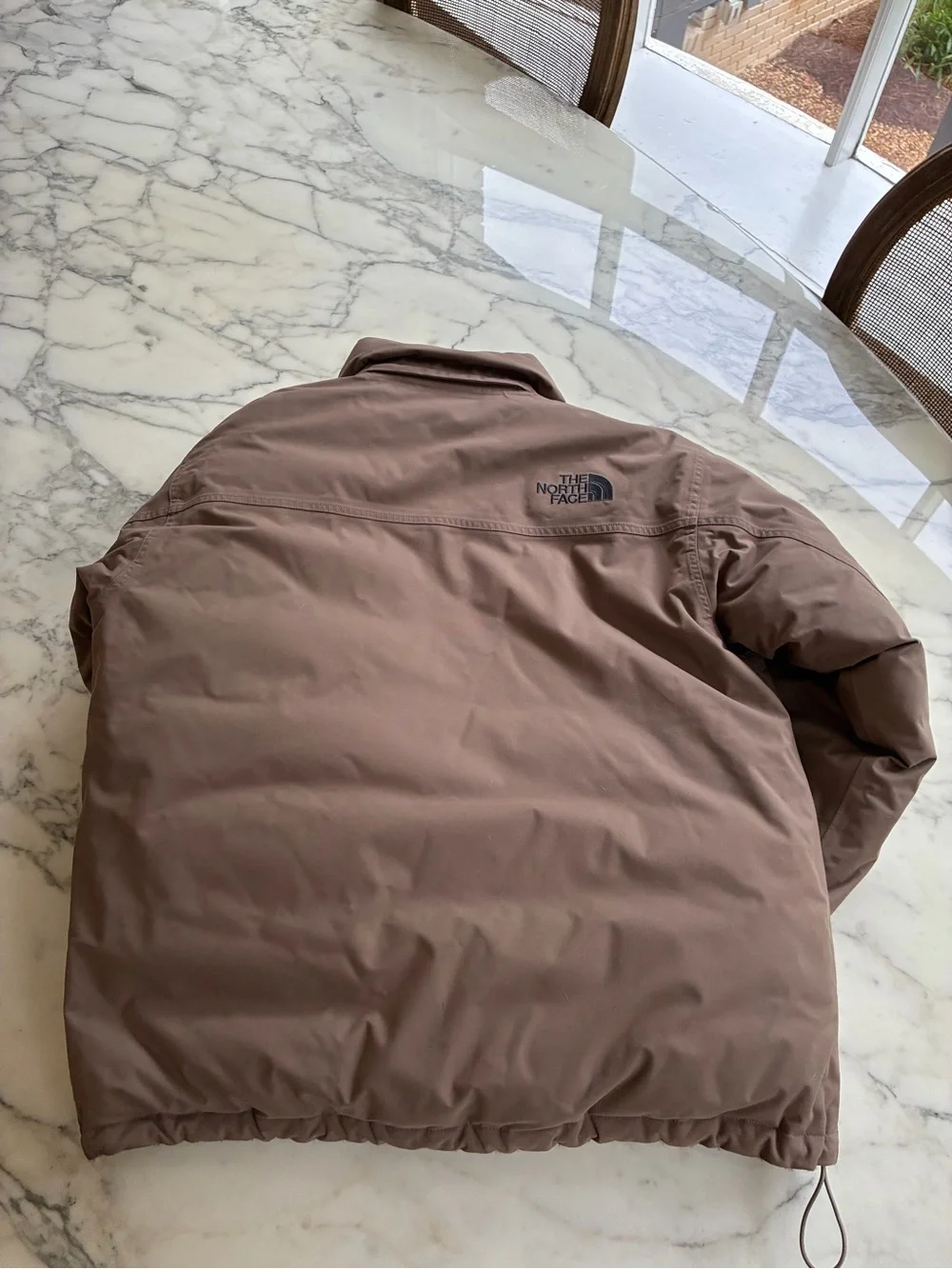 The North Face Men's Taupe Brown Puffer Jacket